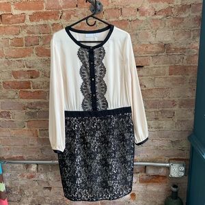 New York & Company Size 16 Long Sleeve Dress